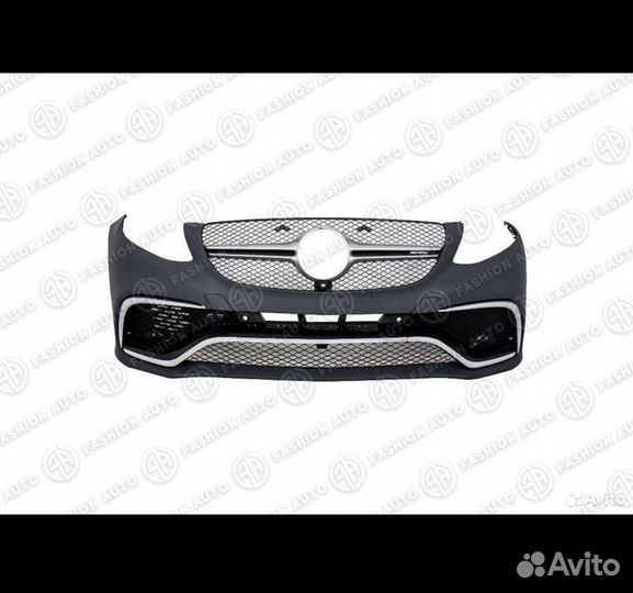 Передний бампер на mercedes gle w 166 AMG 6.3