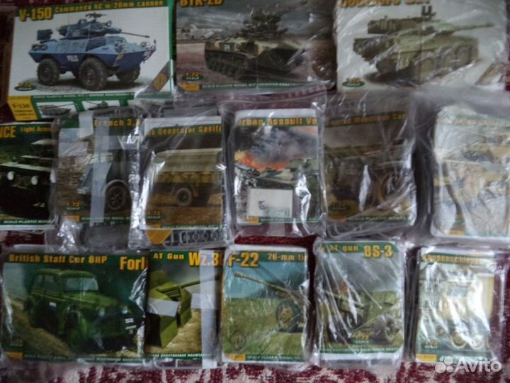 Сборные модели без коробок 1/72