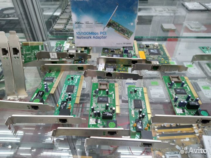 Сетевые карты PCI в ассортименте