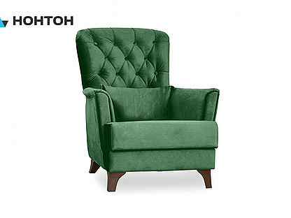 Кресло Ирис темно-зеленое