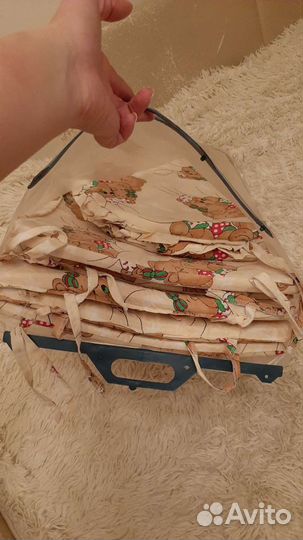 Бортики в детскую кроватку