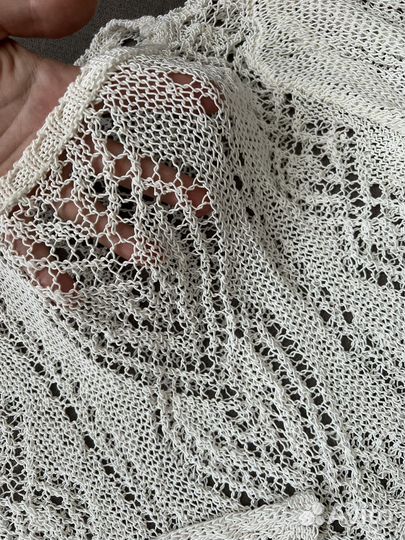 Летняя вязаная крючком кофта next