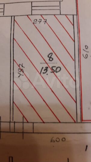 Комната 42 м² в 1-к., 3/9 эт.