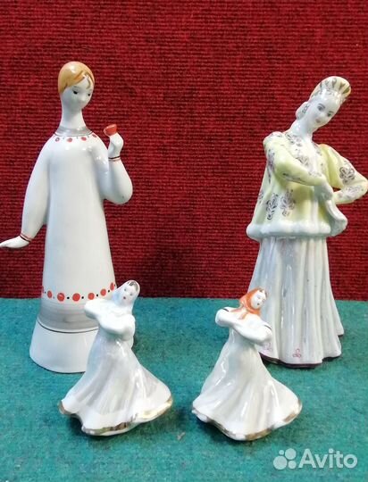 Статуэтка фарфоровая Лебёдушка, Дулёво