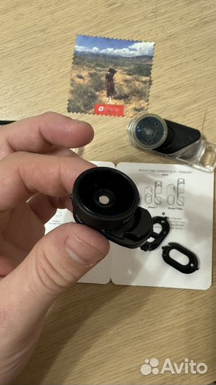 2 объектива Olloclip для iPhone 7/8/plus