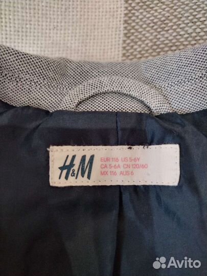 Пиджак, рубашка и галстук H&M