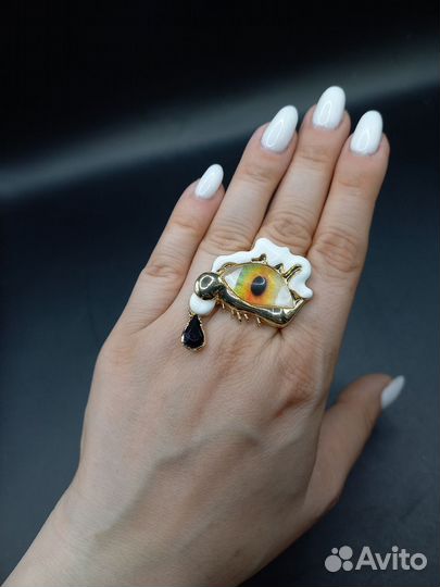 Кольцо сталь эмаль