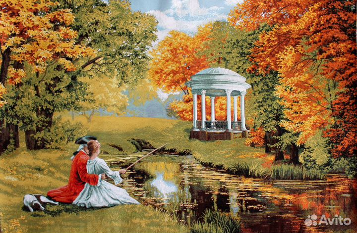 Гобелены с дамами, кавалерами, галантными сценами