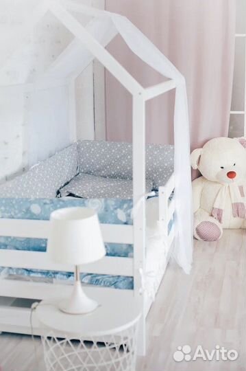 Кровать Домик из Березы