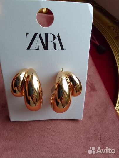 Серьги Zara Оригинал Новая коллекция 2024