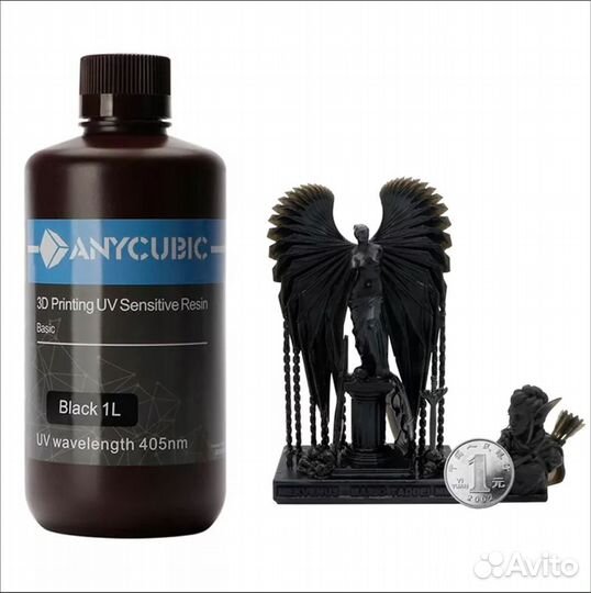 Фотополимерная смола Anycubic Basic Eco Waterwash