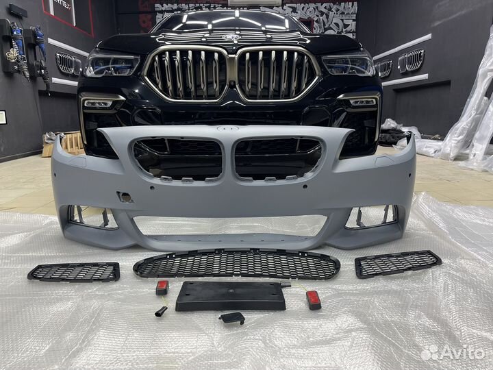 Бампер передний BMW F10 M пакет