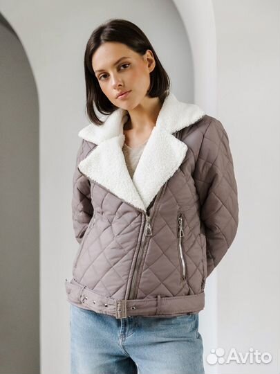 Куртка женская стеганая демисезонная новая 48 р-р