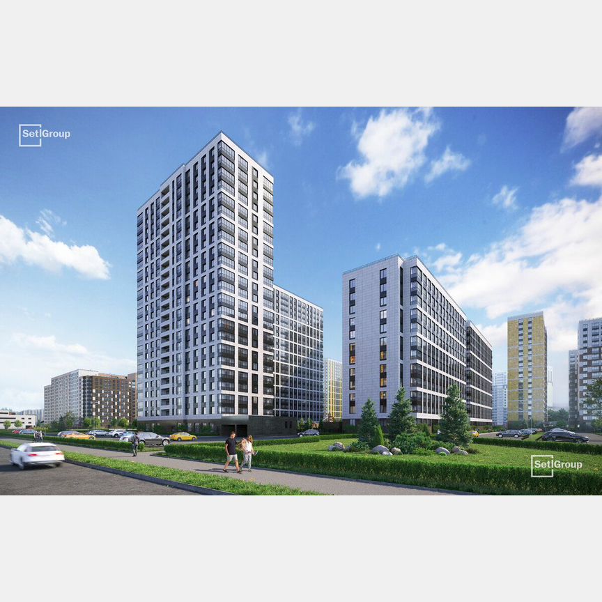 2-к. квартира, 78,1 м², 12/17 эт.
