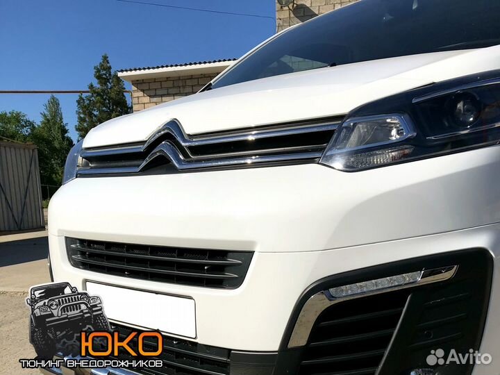 Защита переднего бампера Citroen SpaceTourer