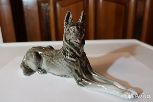 Овчарка. Статуэтка лфз. Клеймо. Идеал