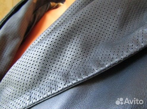 Кожаный плащ женский 48 50