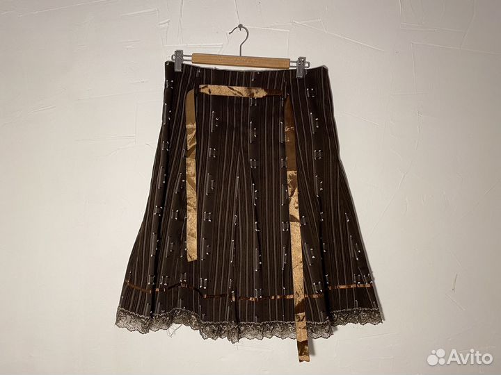 Юбка миди вельвет винтаж / glaz gaze