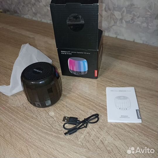 Портативная колонка lenovo новая