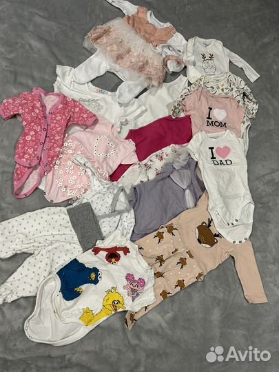 Пакет вещей на девочку