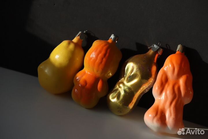 Елочные игрушки звери СССР цена за лот