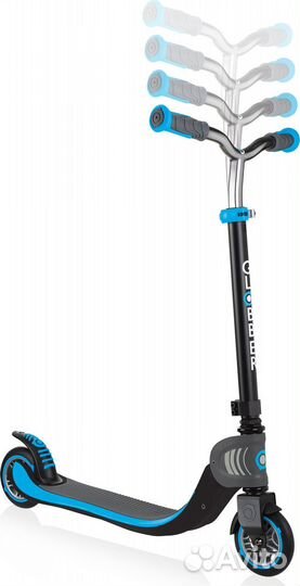 Самокат Globber flow 125 foldable (2023) голубой S