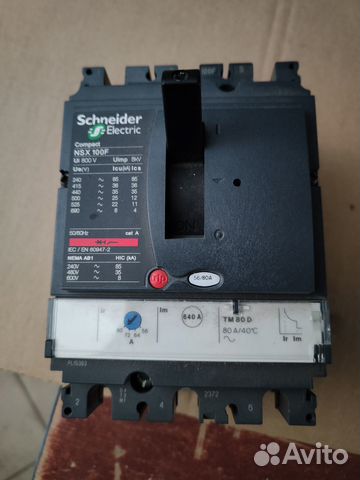 Автоматический выключатель NSX