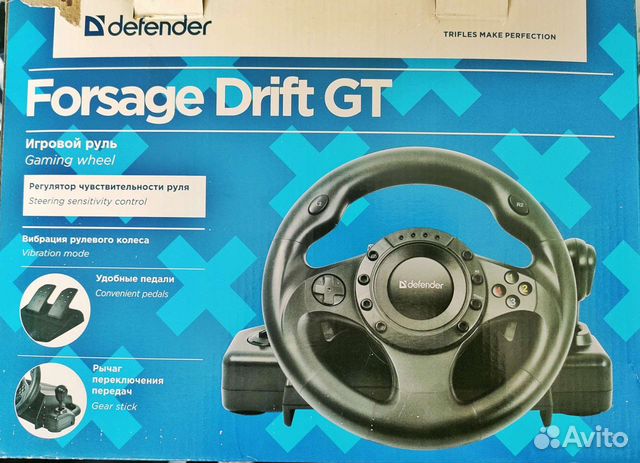 Игровой руль defender forsage drift gt купить в Прасковее | Электроника ...