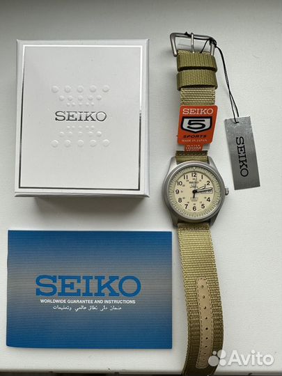 Часы Seiko 5 Военные Made in Japan