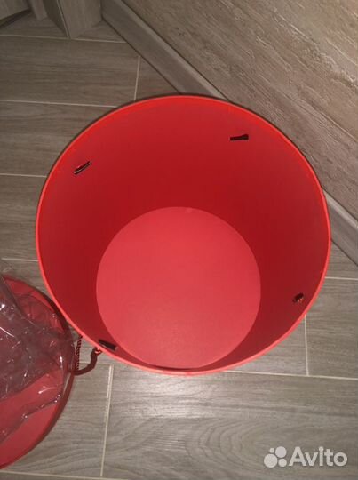 Коробка подарочная цилиндр для цветов