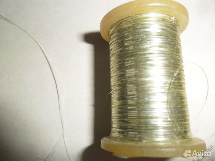 Нитки люрекс в катушках