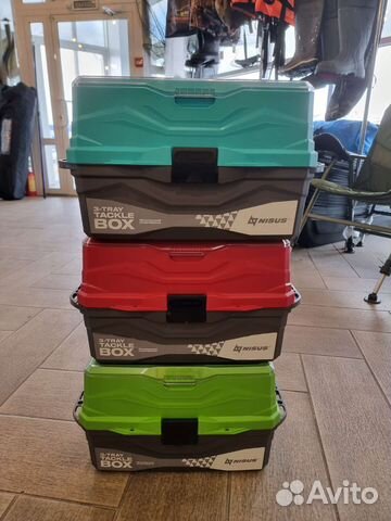 Ящик рыболовный. Трехполочный