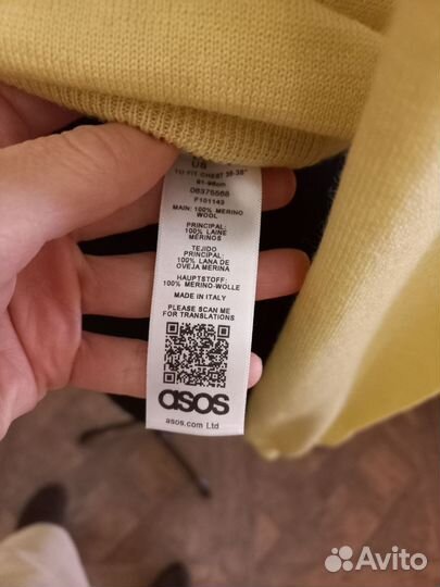 Свитер ASOS, s, 100шерсть