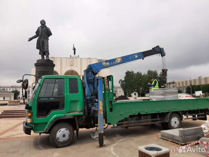 Услуги кран манипулятор,автовышка 14м