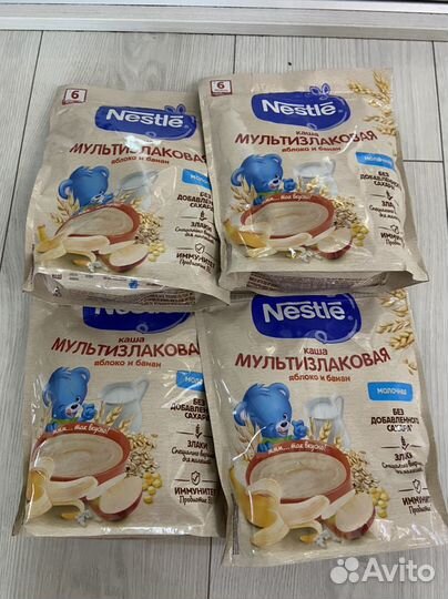 Молочные каши нестле