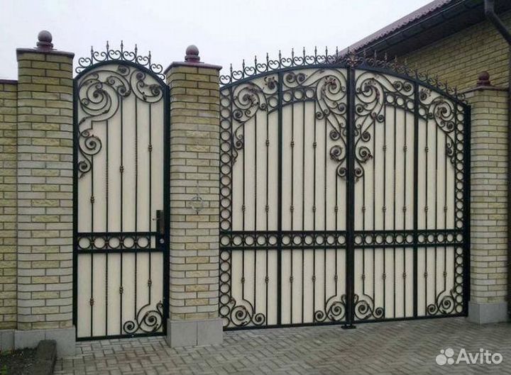 Кованые ворота