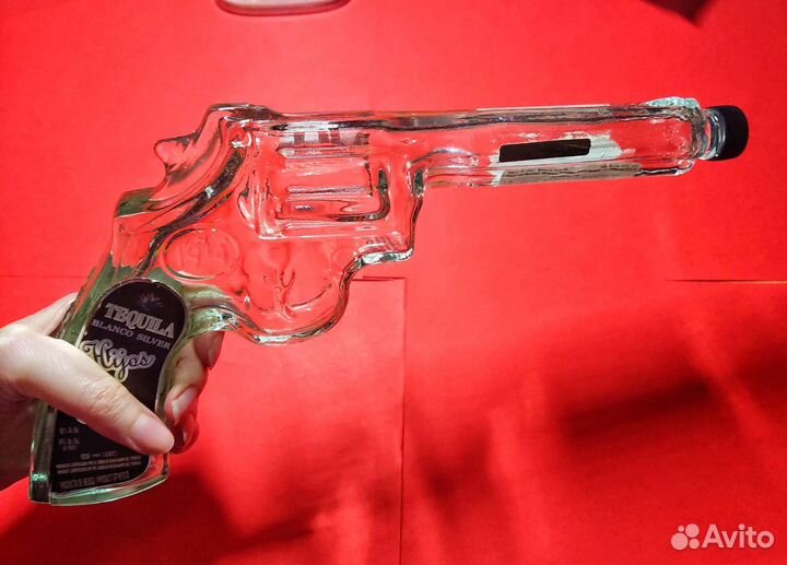 Фигурная бутылка пистолет 0,2л