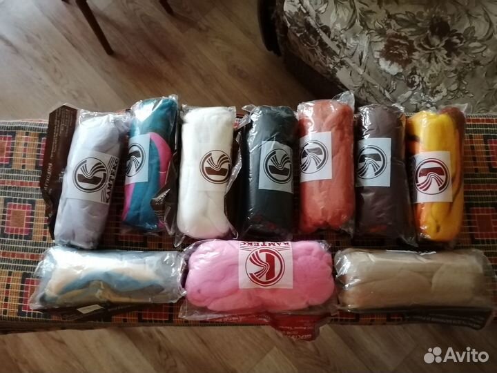 Пряжа для валяния, иглы для валяния