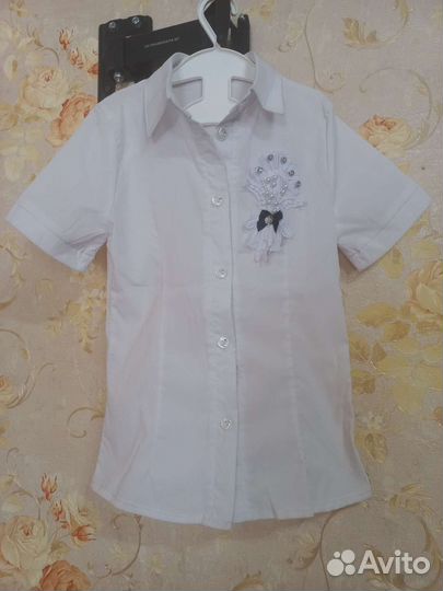 Школьная форма (блузка) рост 128-134 см