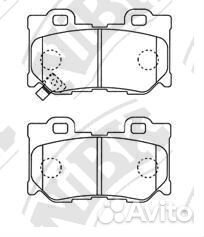 Колод. торм. диск. NiBK PN0396 PN0396 NiBK
