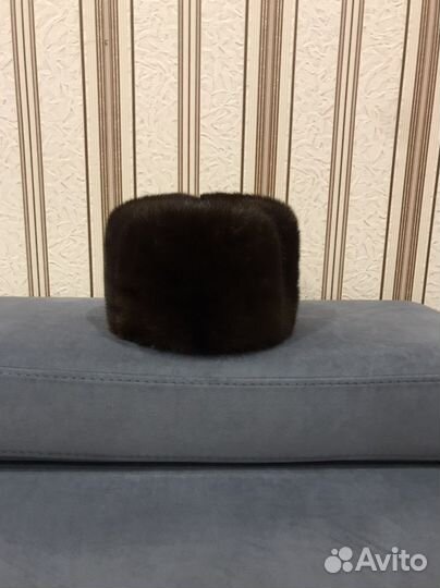 Норковая шапка мужская