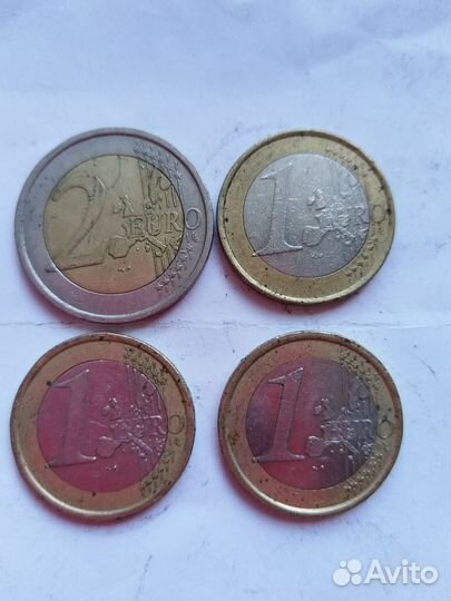 Продам монеты евро юбилейный