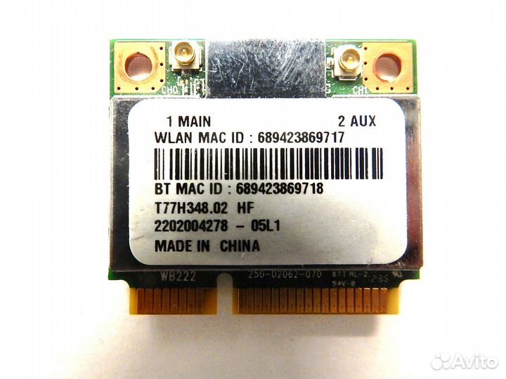 Модуль Wi-Fi для ноут. Acer V5-551 v5-572g