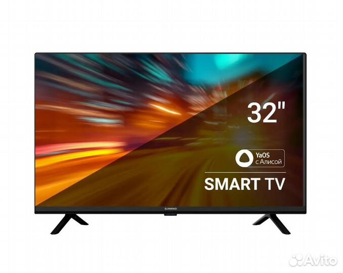 Телевизор SunWind 32 дюйма смарт