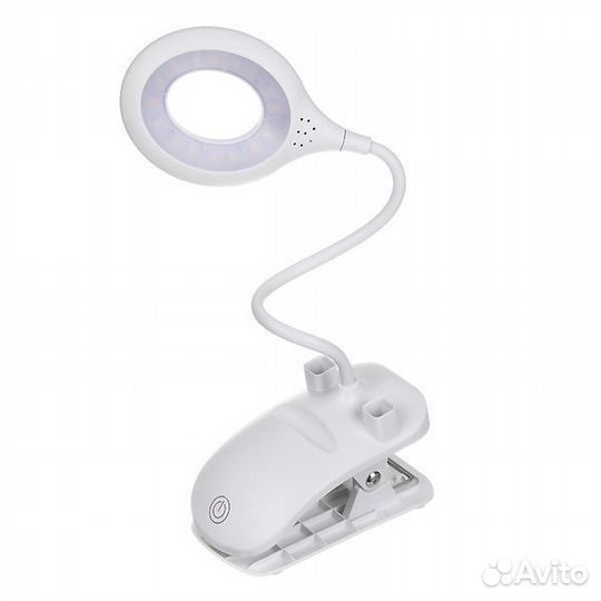 Лампа настольная forza с зажимом и USB-кабелем