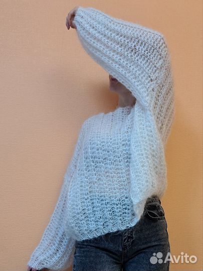 Свитер из мохера женский