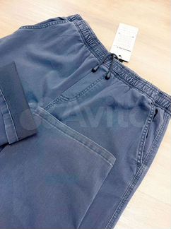 Мужские летние джинсы на завязках большие размеры