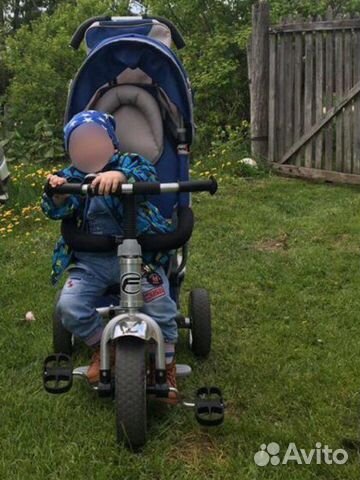 Детский велосипед бу с ручкой