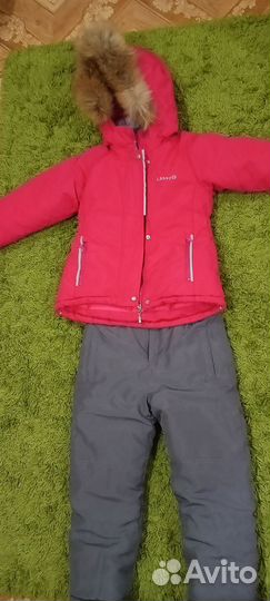 Зимний костюм для девочки 104 б/у