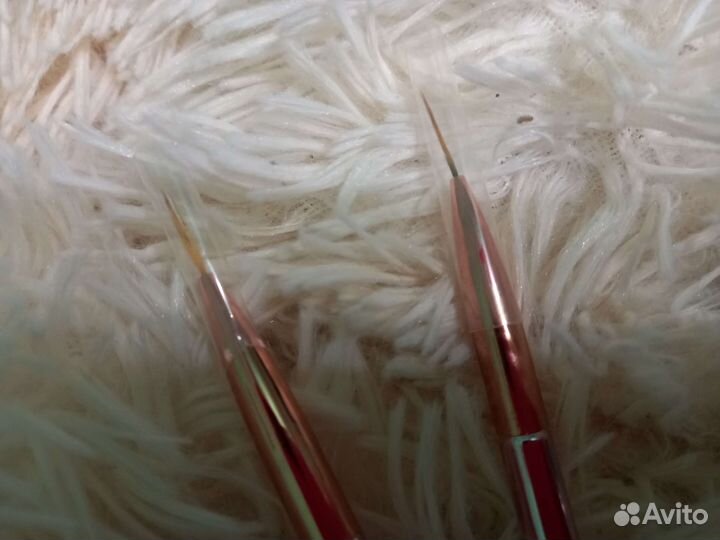 Кисти для маникюра набор 2 шт